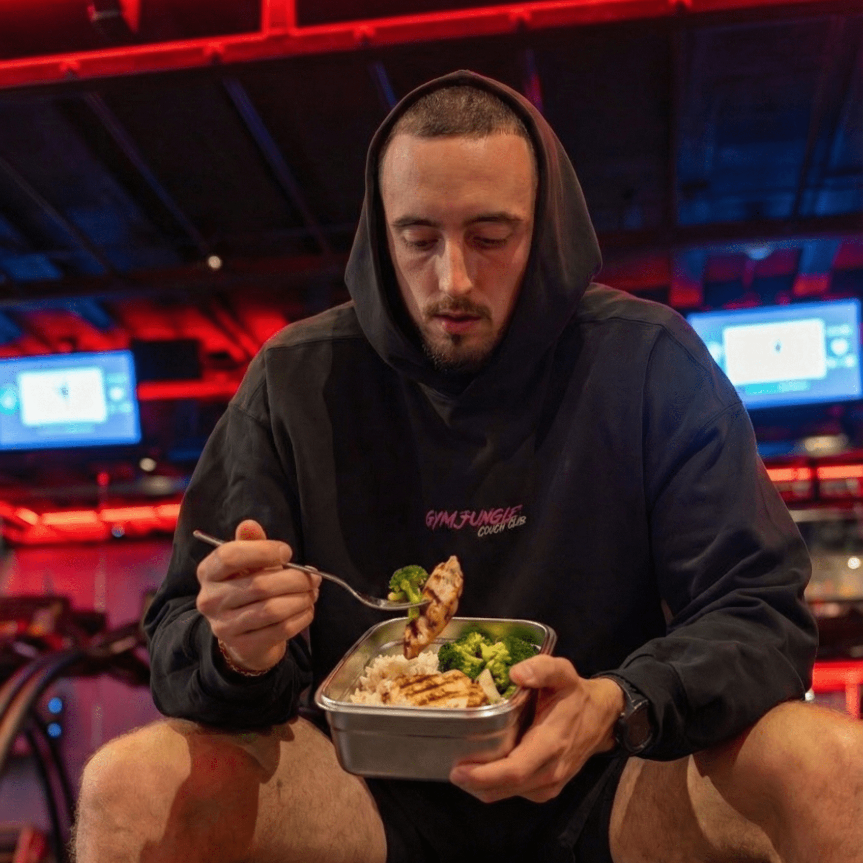 <center>Rice, Chicken & Broccoli: The Holy Trinity of Gym Meals</center>