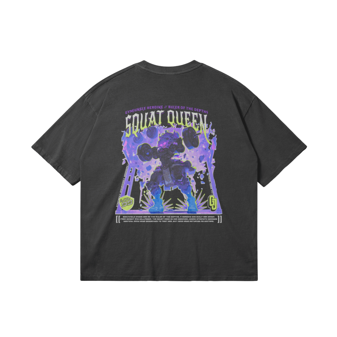 Squat Queen - Washed T-Shirt