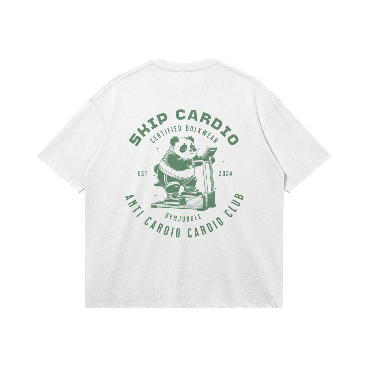 Anti Cardio Cardio Club Panda Stepper / Boxy T-Shirt