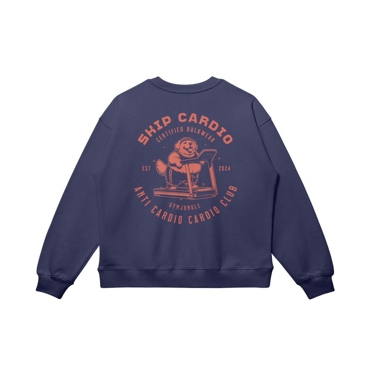 Anti Cardio Cardio Club / Golden Treadmill - Oversized Sweatshirt